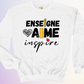 CREWNECK / ENSEIGNE AIME INSPIRE