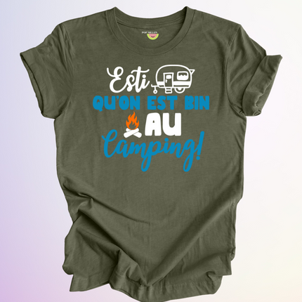 T-SHIRT / ESTI QUON EST BIN AU CAMPING