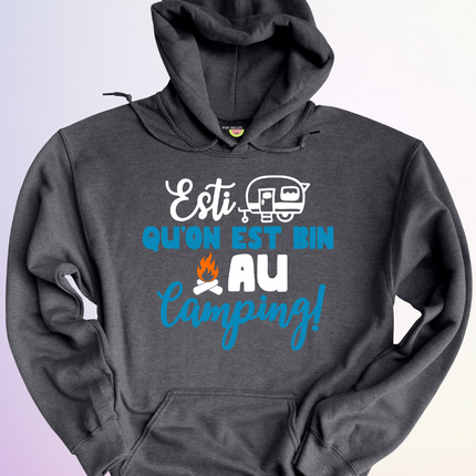 HOODIE / ESTI QUON EST BIN AU CAMPING