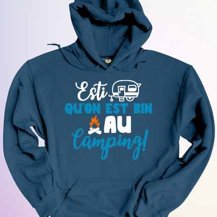 HOODIE / ESTI QUON EST BIN AU CAMPING
