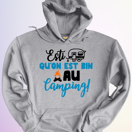 HOODIE / ESTI QUON EST BIN AU CAMPING