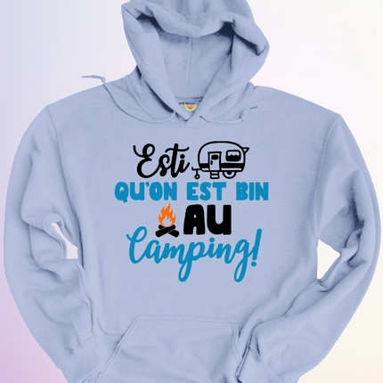 HOODIE / ESTI QUON EST BIN AU CAMPING
