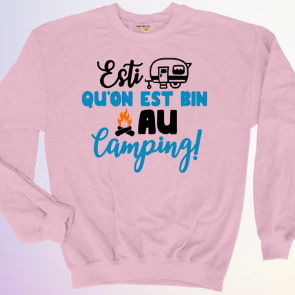 CREWNECK / ESTI QUON EST BIN AU CAMPING