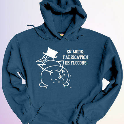 HOODIE / FABRICATION DE FLOCONS