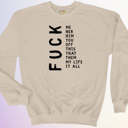 CREWNECK / FUCK