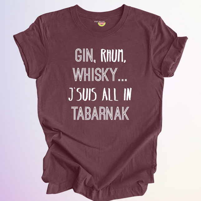 T-SHIRT / GIN RHUM WHISKY