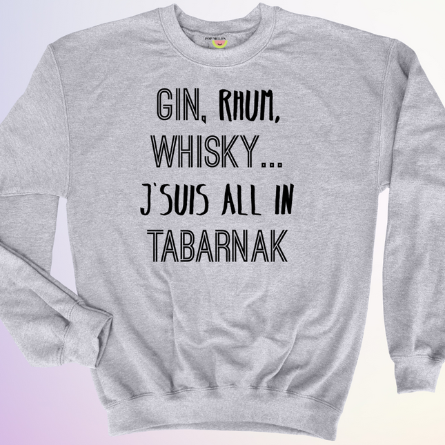 CREWNECK / GIN RHUM WHISKY