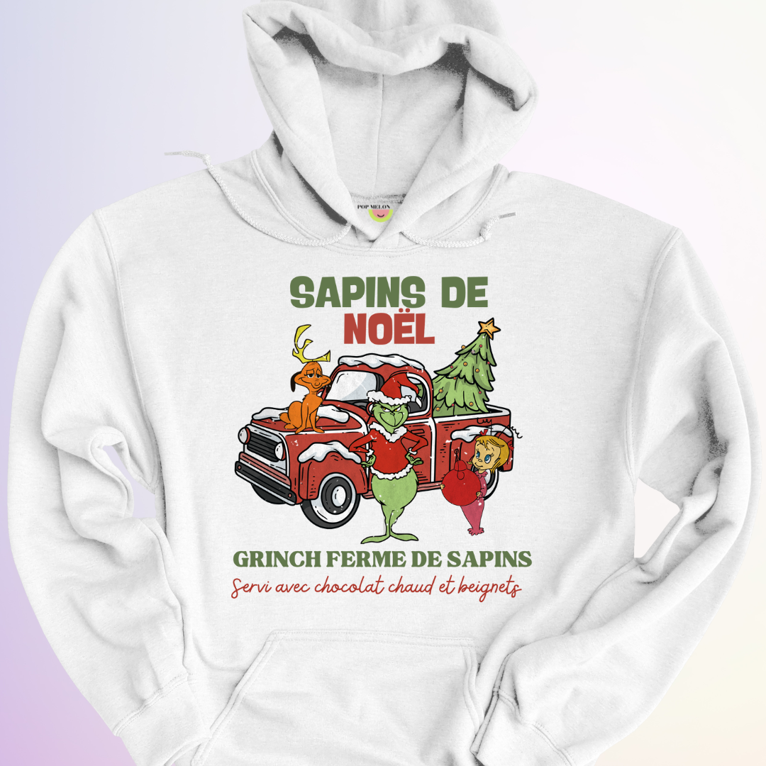 HOODIE / GRINCH FERME DE SAPINS