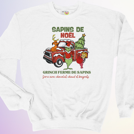 CREWNECK / GRINCH FERME DE SAPINS