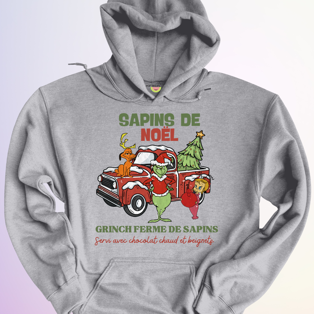 HOODIE / GRINCH FERME DE SAPINS