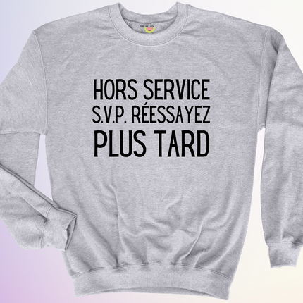 CREWNECK / HORS SERVICE