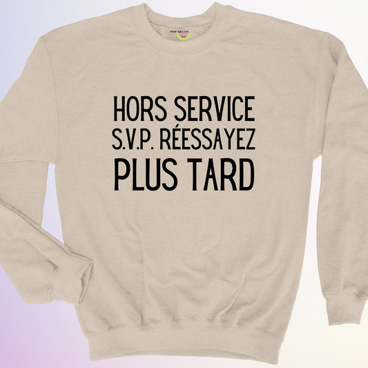 CREWNECK / HORS SERVICE