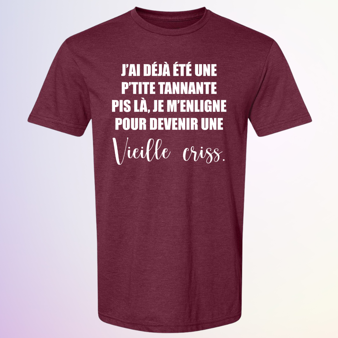 T-SHIRT / J'AI DÉJÀ ÉTÉ UNE PETITE TANNANTE