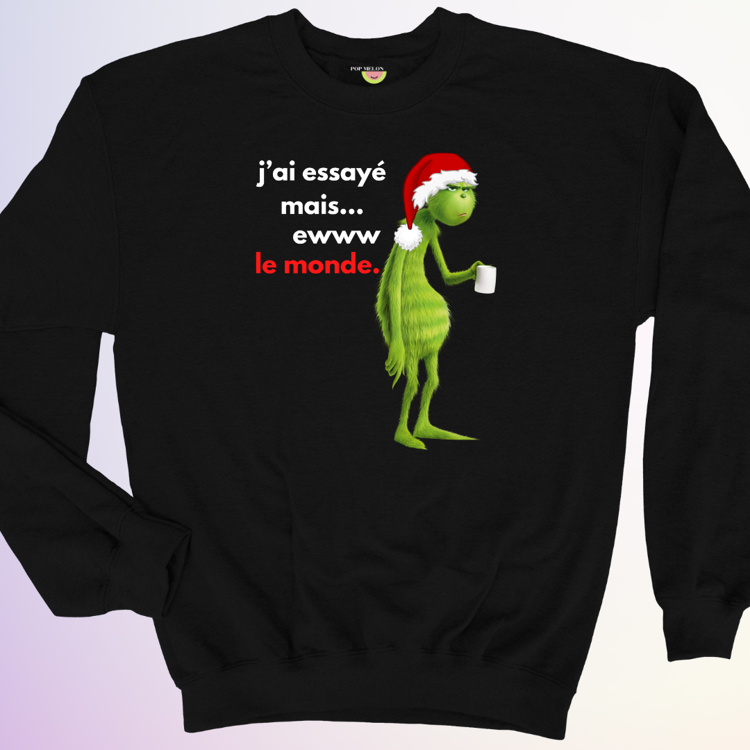 Essaye CREWNECK / J'AI ESSAYÉ MAIS EWWW – Pop Melon