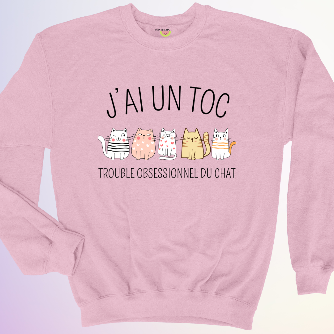 CREWNECK / J'AI UN TOC CHAT