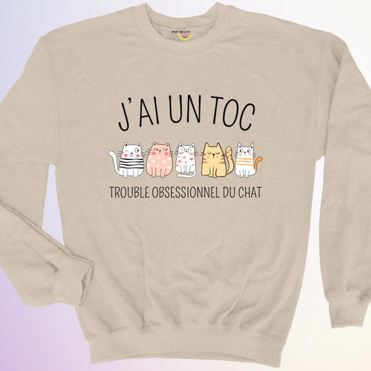 CREWNECK / J'AI UN TOC CHAT