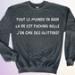 CREWNECK / J'EN CHIE DES GLITTERS