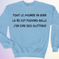 CREWNECK / J'EN CHIE DES GLITTERS