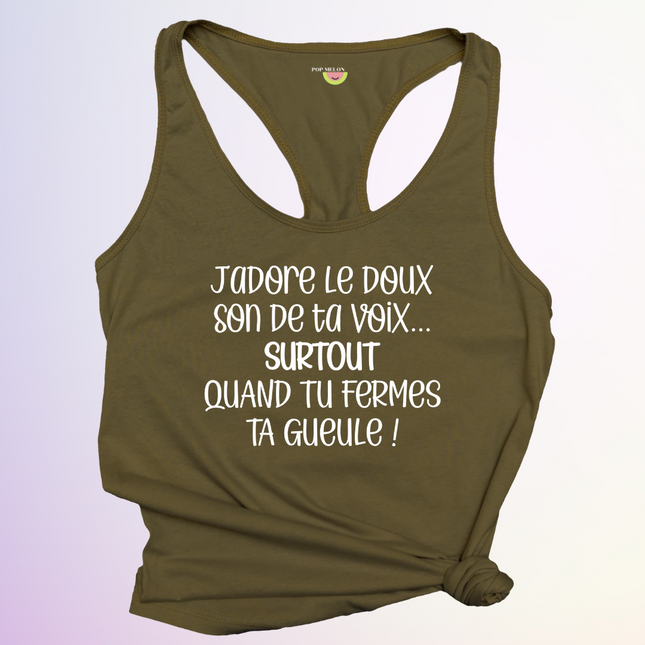CAMISOLE / JADORE LE DOUX SON DE TA VOIX