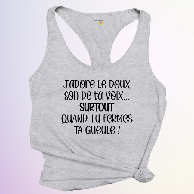 CAMISOLE / JADORE LE DOUX SON DE TA VOIX