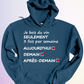 HOODIE / JE BOIS DU VIN SEULEMENT 3X SEMAINE