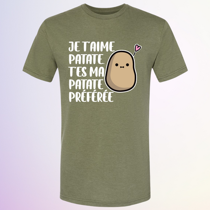 T-SHIRT / JE TAIME PATATE