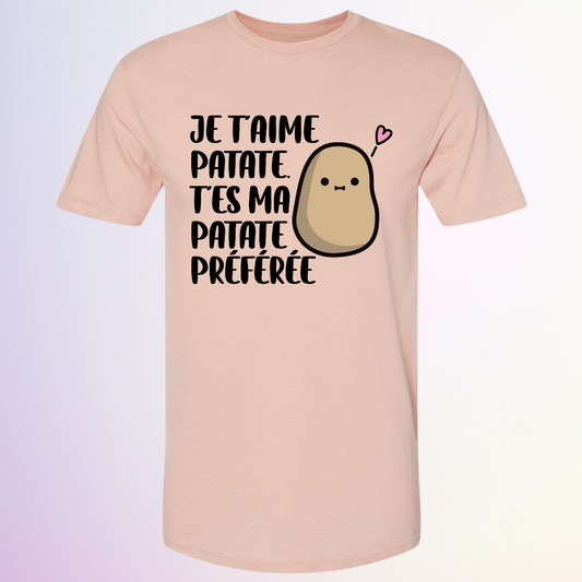 T-SHIRT / JE TAIME PATATE