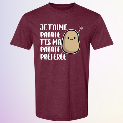 T-SHIRT / JE TAIME PATATE