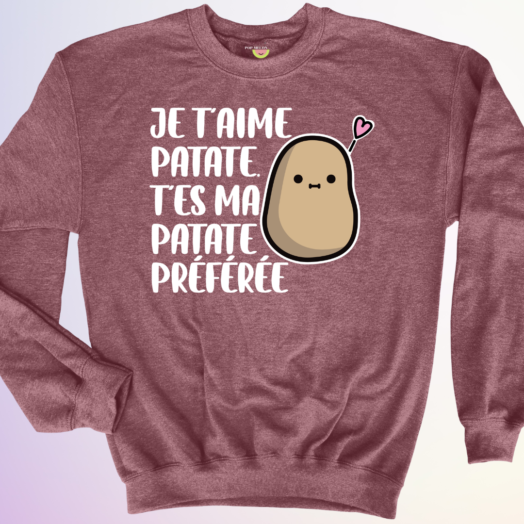 CREWNECK / JE TAIME PATATE