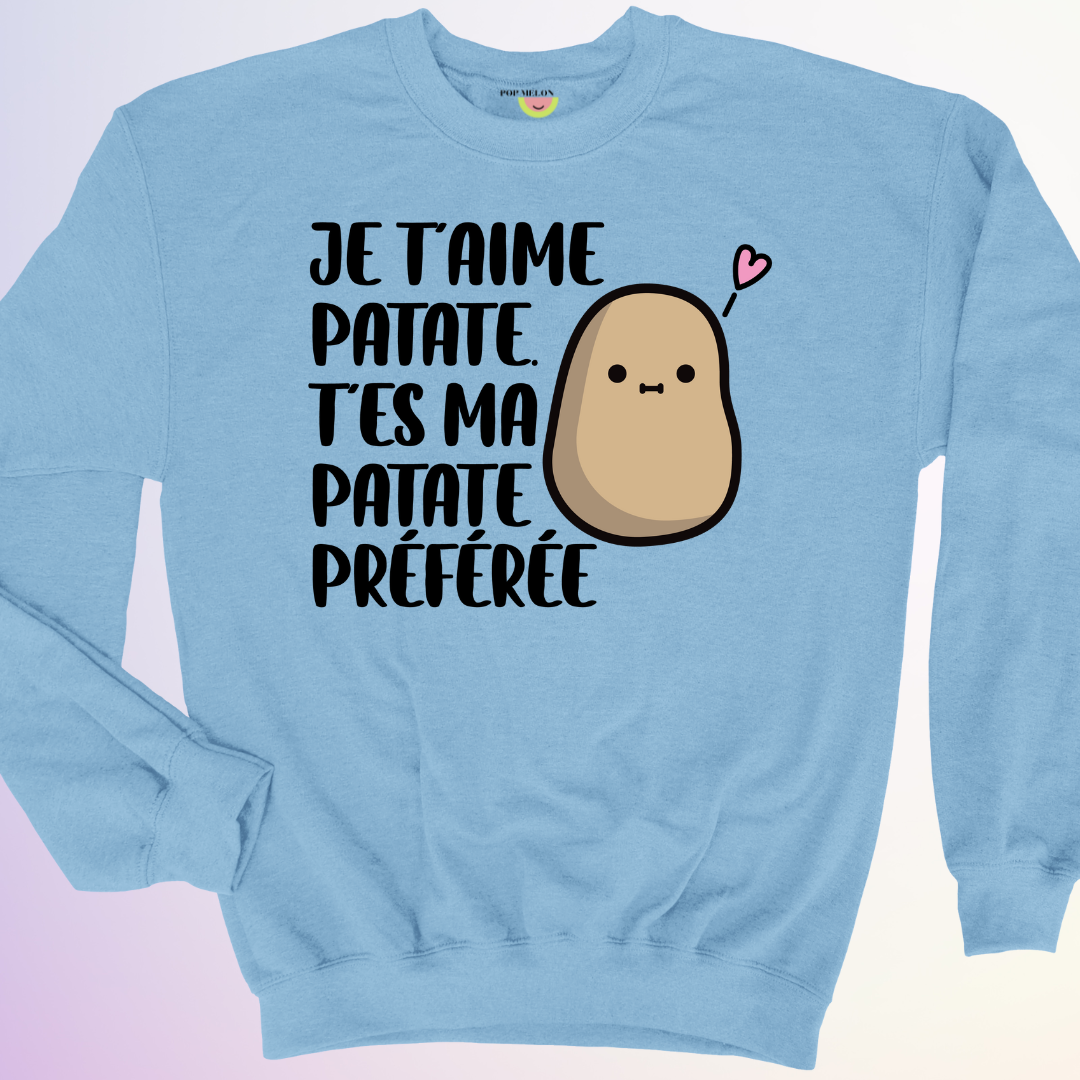 CREWNECK / JE TAIME PATATE