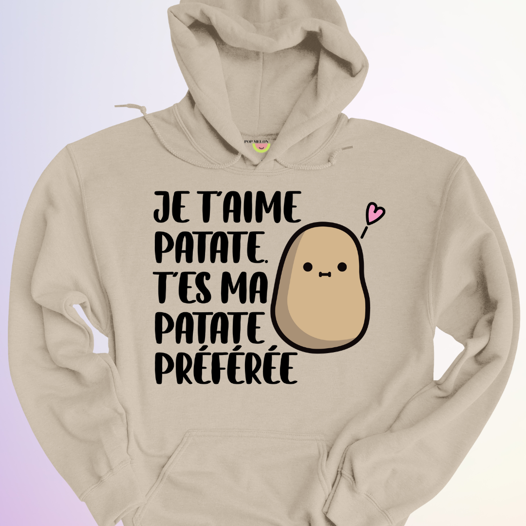 HOODIE / JE TAIME PATATE