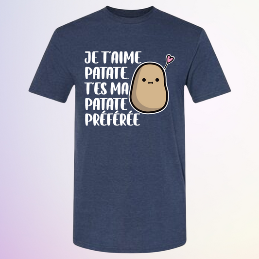 T-SHIRT / JE TAIME PATATE