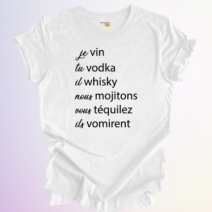 T-SHIRT / JE VIN TU VODKA