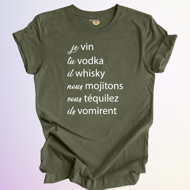 T-SHIRT / JE VIN TU VODKA