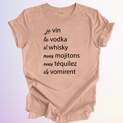 T-SHIRT / JE VIN TU VODKA