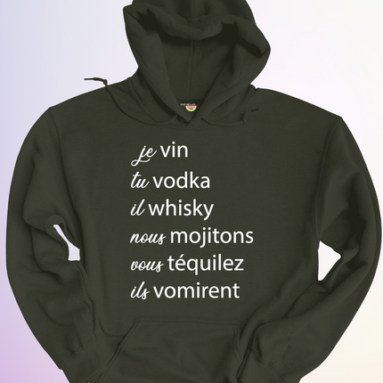 HOODIE / JE VIN TU VODKA
