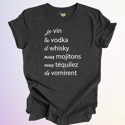 T-SHIRT / JE VIN TU VODKA