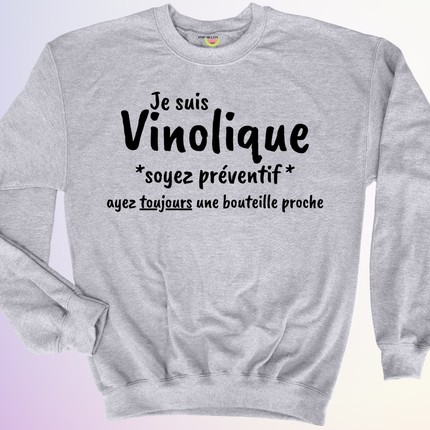 CREWNECK / JE SUIS VINOLIQUE