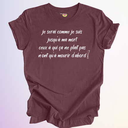 T-SHIRT / JUSQU'À MA MORT