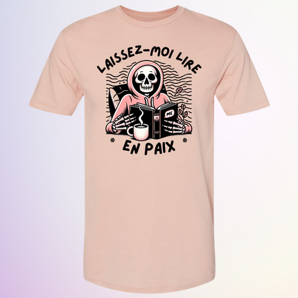 T-SHIRT / LAISSEZ-MOI LIRE EN PAIX