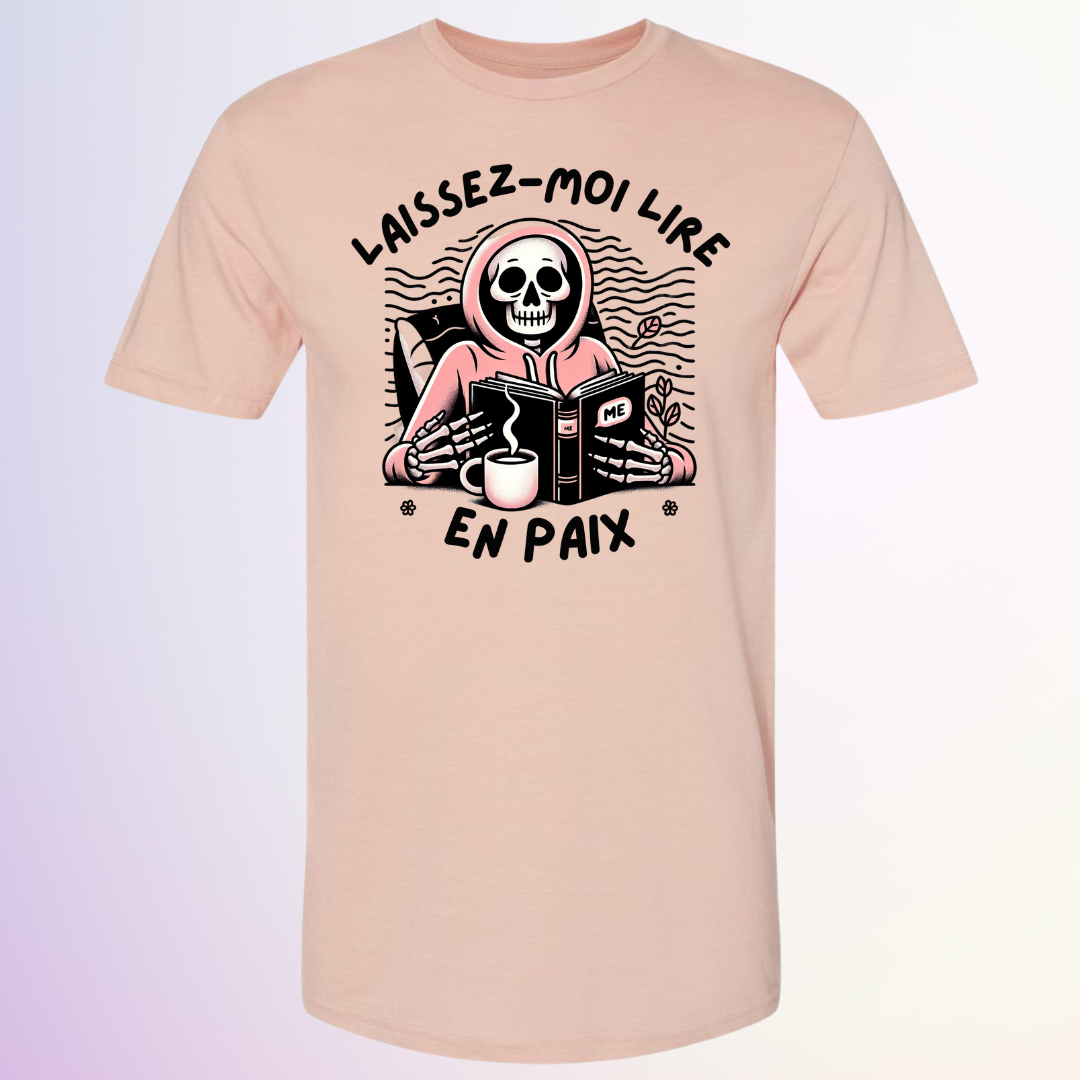 T-SHIRT / LAISSEZ-MOI LIRE EN PAIX