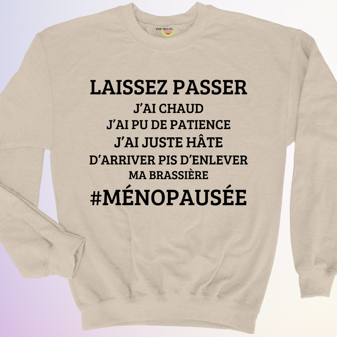 CREWNECK / LAISSEZ PASSER