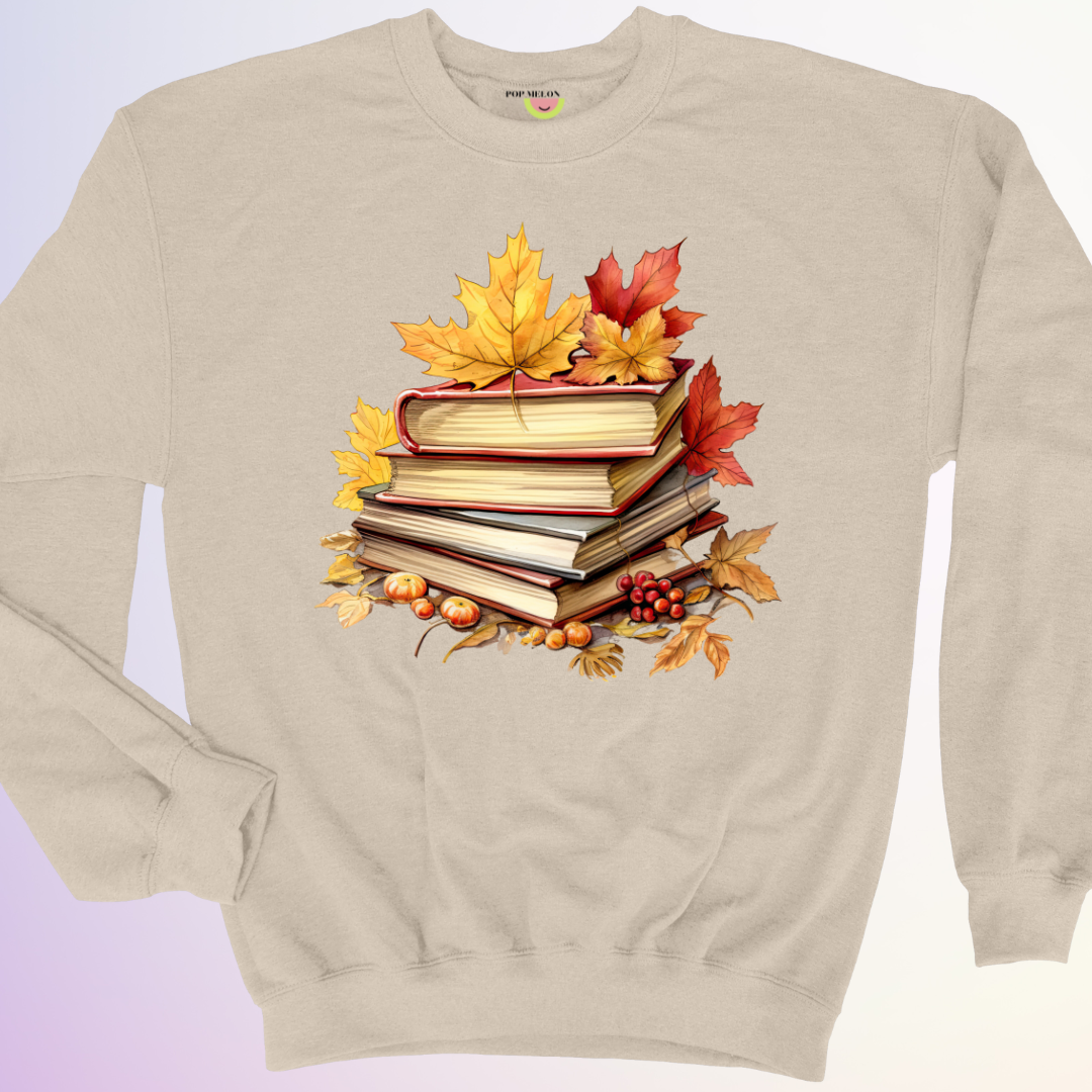 CREWNECK / LIVRES D'AUTOMNE