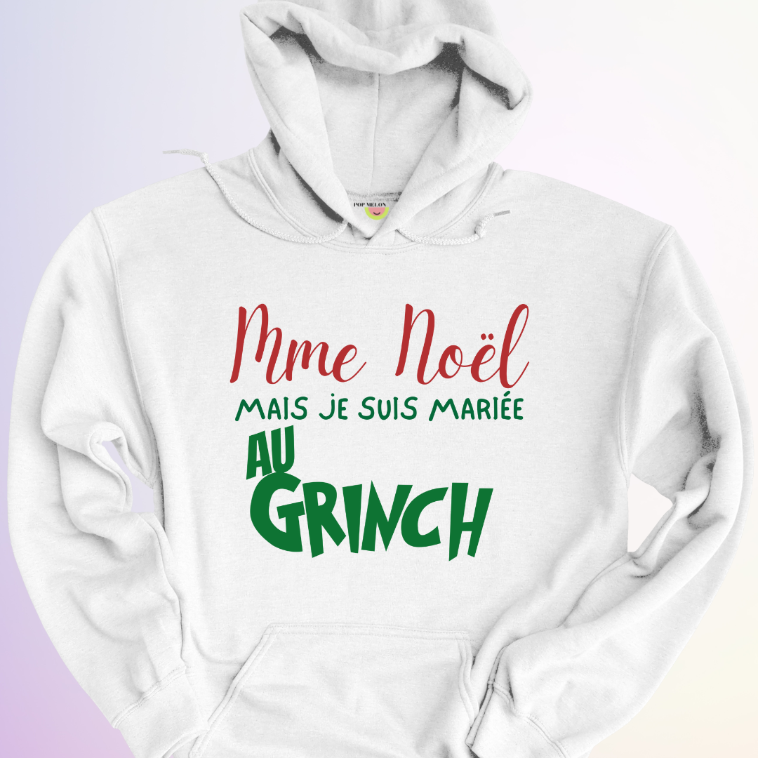 HOODIE / MARIÉE AU GRINCH