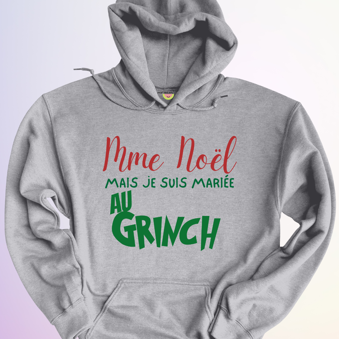 HOODIE / MARIÉE AU GRINCH