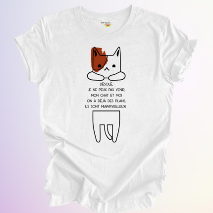T-SHIRT / MON CHAT ET MOI