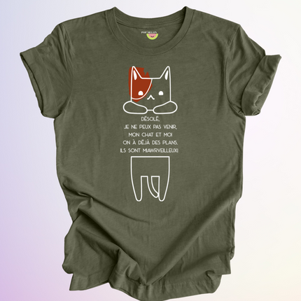 T-SHIRT / MON CHAT ET MOI
