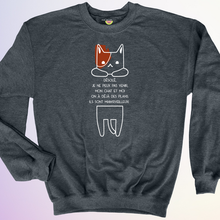 CREWNECK / MON CHAT ET MOI