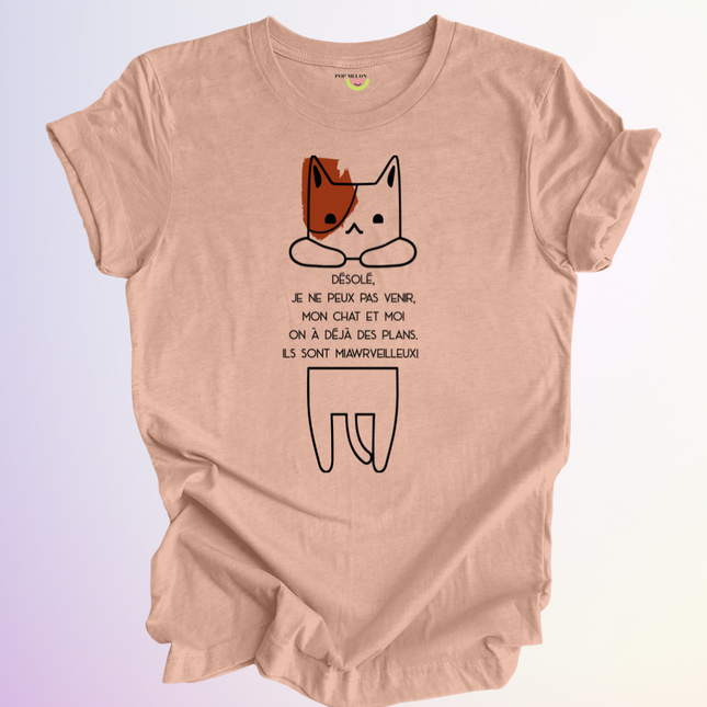 T-SHIRT / MON CHAT ET MOI