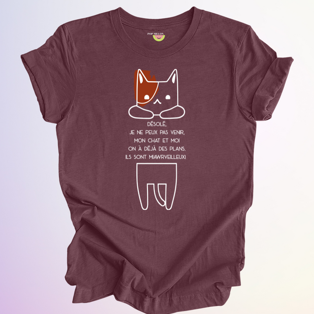 T-SHIRT / MON CHAT ET MOI